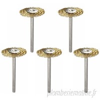 5 Stücke Mini gobelet en Forme de Drap pour Schleifer Bohrer Drehwerkzeug Doré doré Taille Unique Doré B07TKVX736